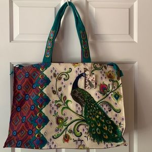 Peacock Beach Bag Tote